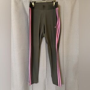 Adidas Black Joggers with Purple Accents